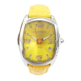 Chronotech Yellow Leather Watch -   -  Chronotech.